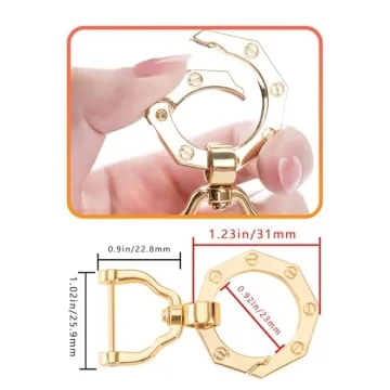 YHC Land Rover Key Fob Cover - Stylish Gold Keychain