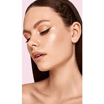 Carter Beauty Get Lit Liquid Illuminator - Liquid Glow Formula - Highlighting, Brightening Long-Lasting Shimmer Shade - Vegan, Cruelty Free, Paraben And Sulphate Free - Ice - 0.3 OZ Highlighter