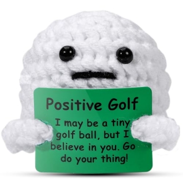 Funny Positive Golf Ball Crochet Gifts - Perfect for Golfers