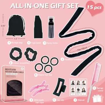 Yampahpa Heatless Curling Headband for Stunning Waves