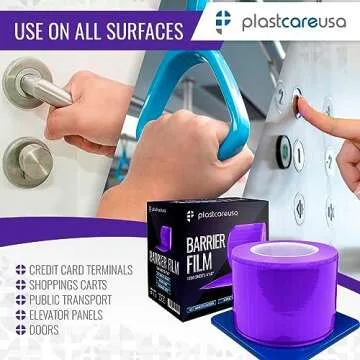 Purple Barrier Film Roll - Sterile Protective Sheets