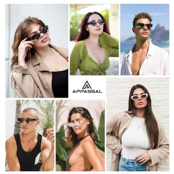 Appassal Trendy Sunglasses - Stylish UV Protection for All
