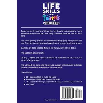 Life Skills for Tweens Workbook - How to Cook, Clean, Solve Problems, and Develop Self-Esteem, Confi...