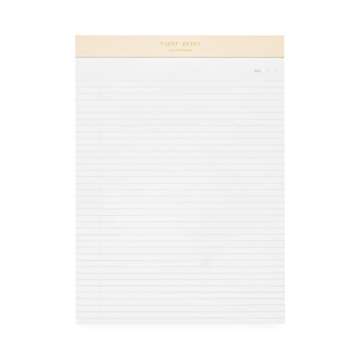 Sugar Paper Legal Pad - Stylish 50 Lined Pages, 8.5" x 11.75", Pink