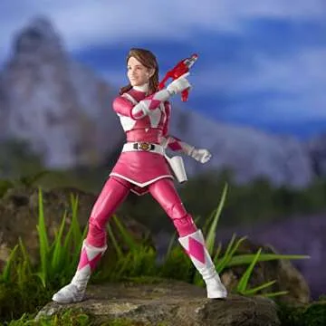 Hasbro Toys Power Rangers Lightning Collection 6" Mighty Morphin Pink Ranger Collectible Action Figu...