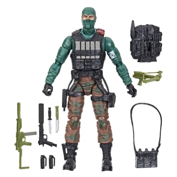 G.I. Joe Classified Series Retro Cardback Beach Head, Collectible 6-Inch Action Figure with 10 Acces...