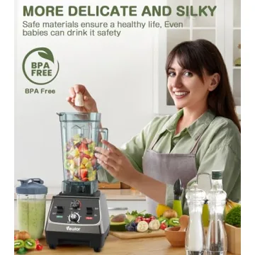 VEWIOR 2200W High Power Blender for Smoothies