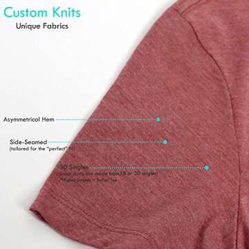 in A World Where You Can Be Anything Be Kind Women’s Relaxed V-Neck Tshirt, Fun and Casual Inspirational Shirts for Women, Cute Short Sleeve Shirt Heather Rouge