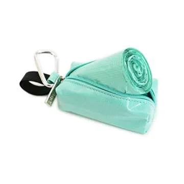 Oh Baby Bags Diaper Bag Clip-On Dispenser Gift Box with Scented Disposable Bags for Dirty Diapers - Recycled Plastic - Pink Dot Duffle Plus 48 Pink Citrus Scented Bags