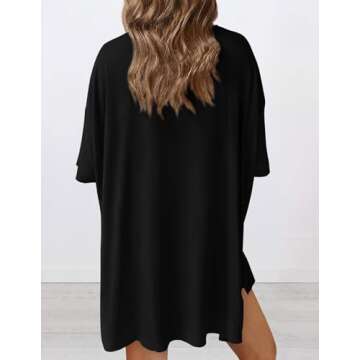 PRETTYGARDEN Women's Two Piece Lounge Set 2025 Summer Casual Oversized Shirts Biker Shorts Matching ...