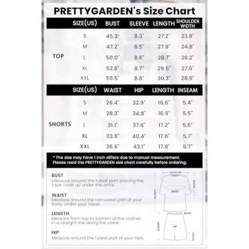 PRETTYGARDEN Women's Two Piece Lounge Set 2025 Summer Casual Oversized Shirts Biker Shorts Matching Airport Travel Outfit (Black,Medium)