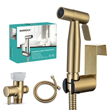 BARROCK Handheld Bidet Sprayer Set - Premium Stainless Steel for Enhanced Hygiene & Eco-Friendly Cle...