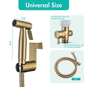 BARROCK Handheld Bidet Sprayer - Eco-Friendly & Adjustable