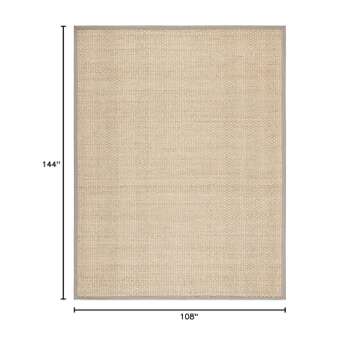 SAFAVIEH Natural Fiber Collection Area Rug - 9' x 12', Stylish Durable Design for High Traffic Areas