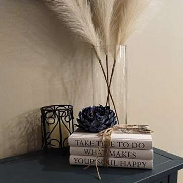 Exood 3 Piece Take Quote Decorative Book Set,Fashion Decoration Book,Hardcover Book For Decor | Fashion Designer Books,Fashion Design Book Stack,Display Books For Coffee Tables and Shelves