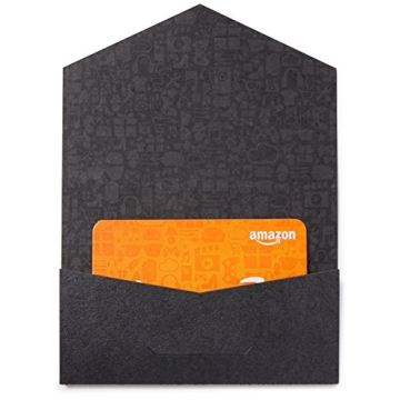 Amazon.com Gift Card for Any Amount in a Mini Envelope (Black)