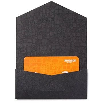 Amazon.com Gift Card for Any Amount in a Mini Envelope (Black)