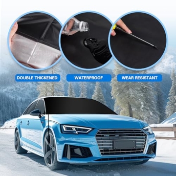 Eamefia Windshield Cover - Heavy Duty Protection for Winter