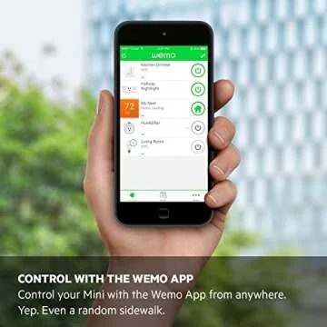 WeMo F7C063-BDL Mini Smart Plug 3-Pack, WiFi Enabled