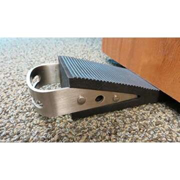 Stylish Low-Profile Door Stop for Home and Office