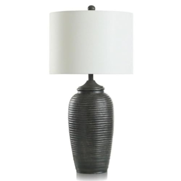 Stylecraft Home Collection Charlotte - 1 Light Table Lamp - Matte Black Finish