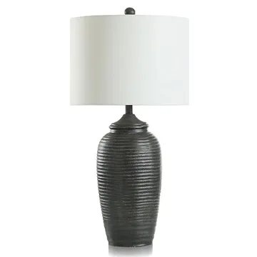 Stylecraft Charlotte Table Lamp - Chic Matte Black Design