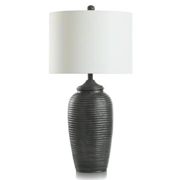 Stylecraft Charlotte Table Lamp - Chic Matte Black Design