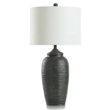 Stylecraft Charlotte Table Lamp - Chic Matte Black Design