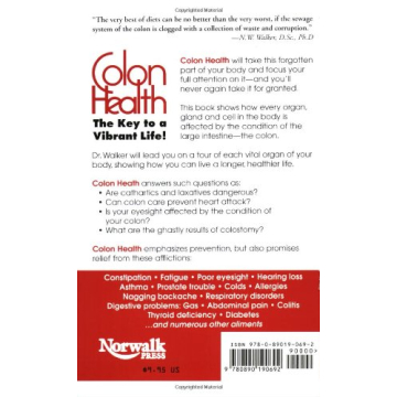 Dr. Norman W. Walker's Colon Health Guide for Wellness