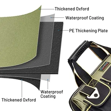 Ounic 20 Inch Waterproof Tool Bag for Tool Organization