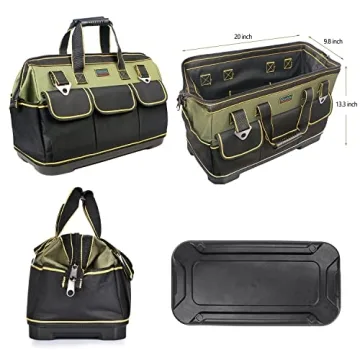 Ounic 20 Inch Waterproof Tool Bag for Tool Organization