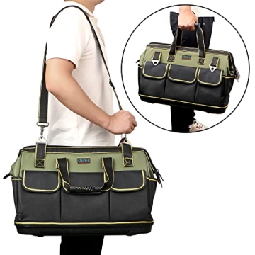 Ounic 20 Inch Waterproof Tool Bag for Tool Organization