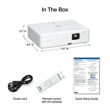 Epson EpiqVision Flex CO-W01 Portable Projector 3000 Lumens