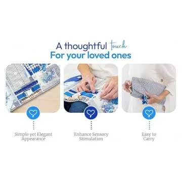 Fidget Blanket for Dementia with Engaging Activities