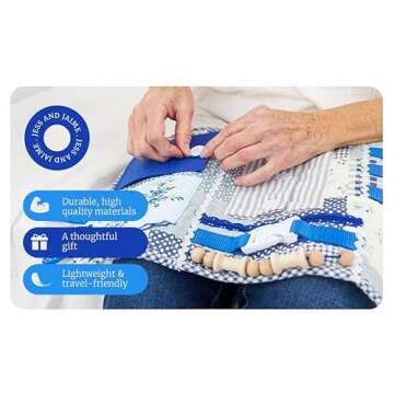 Fidget Blanket for Dementia with Engaging Activities