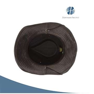 Dorfman Pacific Men's Band Binding Hat,Brown,X-Large