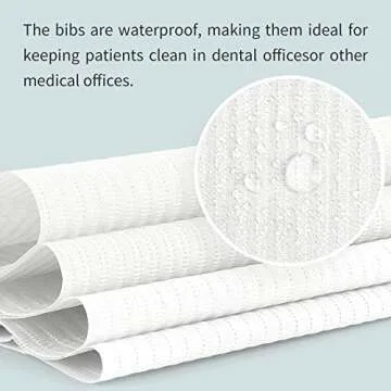 Annhua Dental Bibs Waterproof 125 PCS Disposable Napkins
