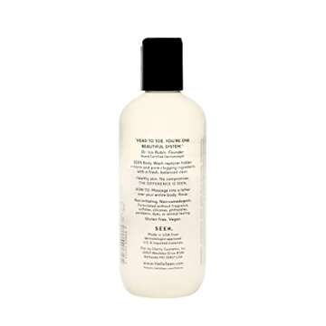 SEEN Body Wash, Fragrance Free - Non-Comedogenic & Non-Irritating Body Wash- Dermatologist-Developed...