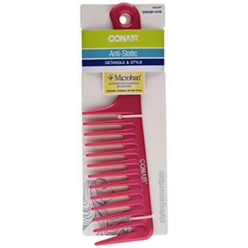 Conair Anti-static Detangling Comb for All Hair Types