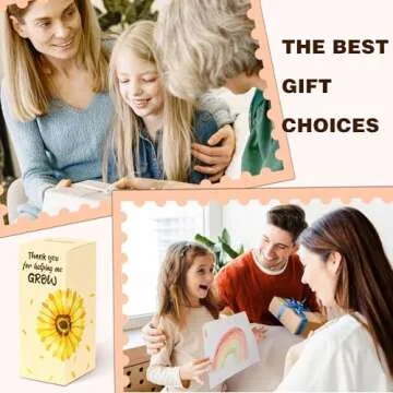 Handmade Crochet Sunflower Pot Set for Teacher Appreciation