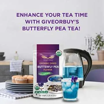 Butterfly Pea Flower Tea Rich in Antioxidants