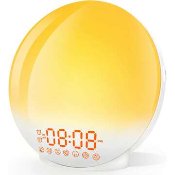 Sunrise Alarm Clock with Dual Alarms