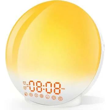 Sunrise Alarm Clock with Dual Alarms