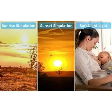 Sunrise Alarm Clock with Dual Alarms