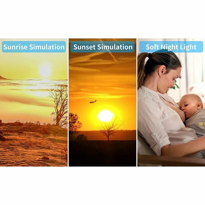 Sunrise Alarm Clock with Dual Alarms