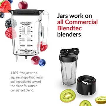 Blendtec 90 oz WildSide Jar - Commercial Grade Blending