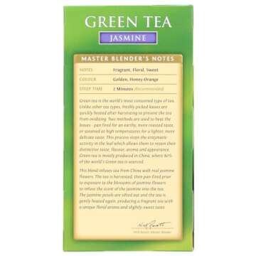 Twinings Tea Green Jasmine Tea, 20 ct - Delicate Floral Bliss