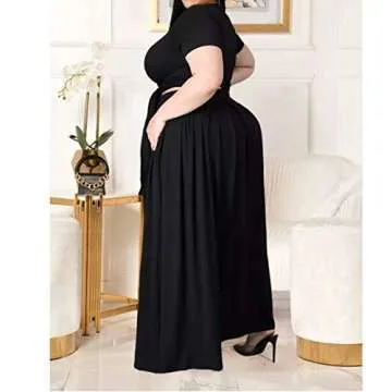 Women's Plus Size 2 Piece Dress Set - Stylish & Comfortable