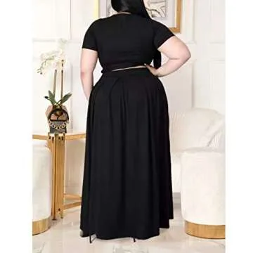 Women's Plus Size 2 Piece Dress Set - Stylish & Comfortable