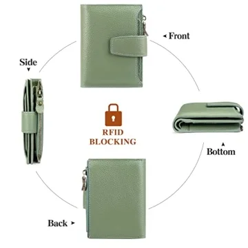 FALAN MULE Women's RFID Small Leather Wallet